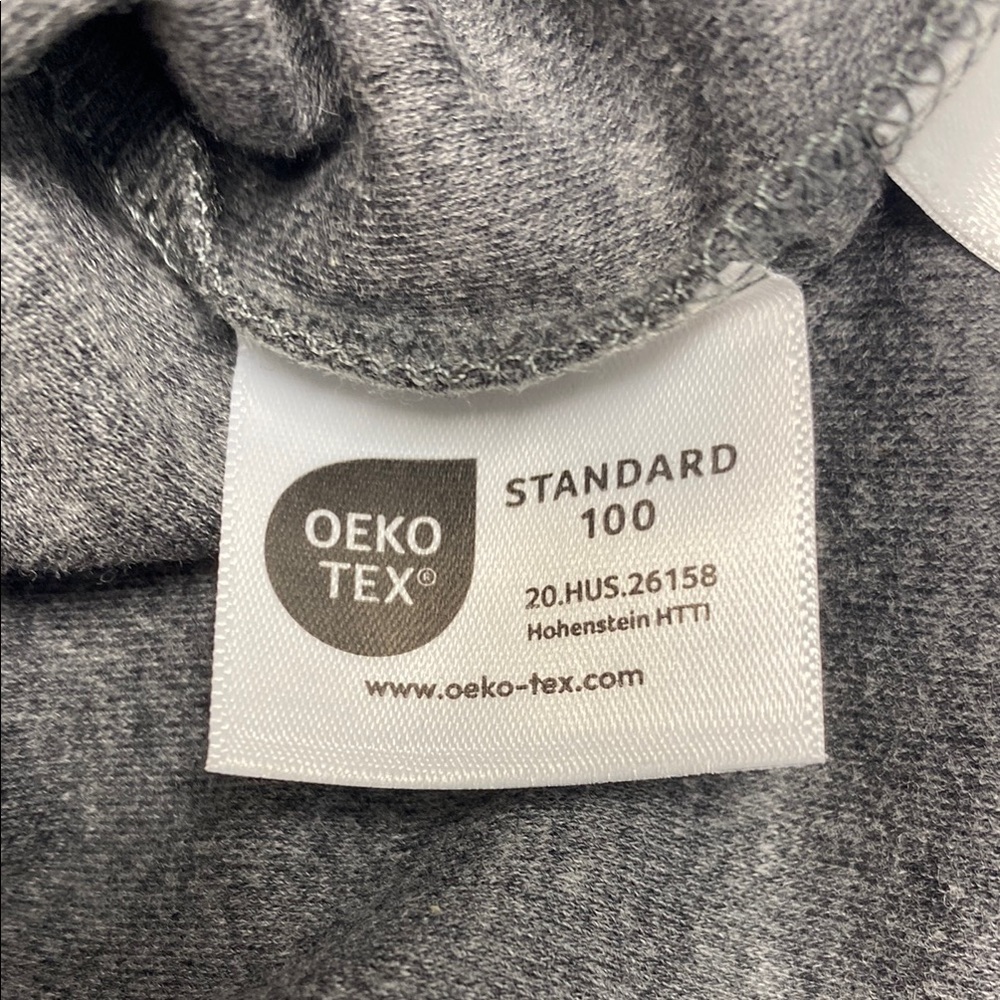 Lands’ End Oversized Tunic Long Sleeve Crewneck | Heather Gray Casual Top Size M - Picture 3 of 12